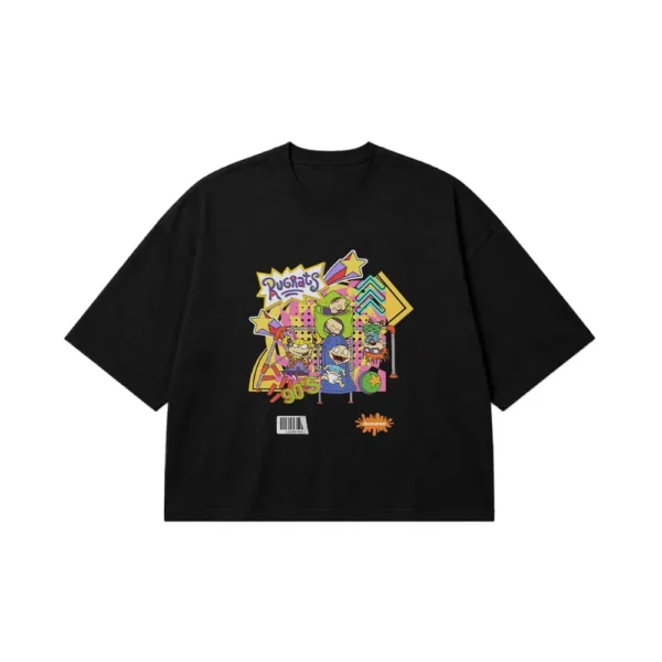تیشرت باکسی راگرتس طرح 90s کارتونی (Rugrats) کد 3116