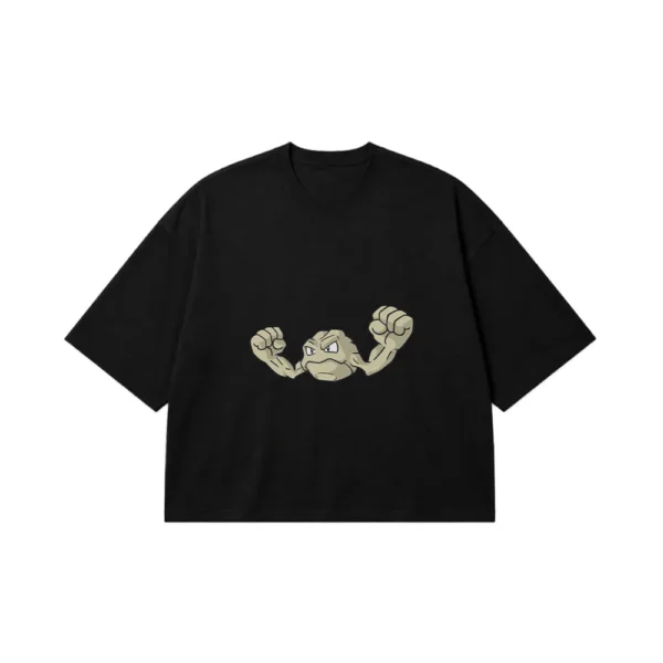 تیشرت باکسی پوکمون طرح ژئودود (Geodude) کد 3133