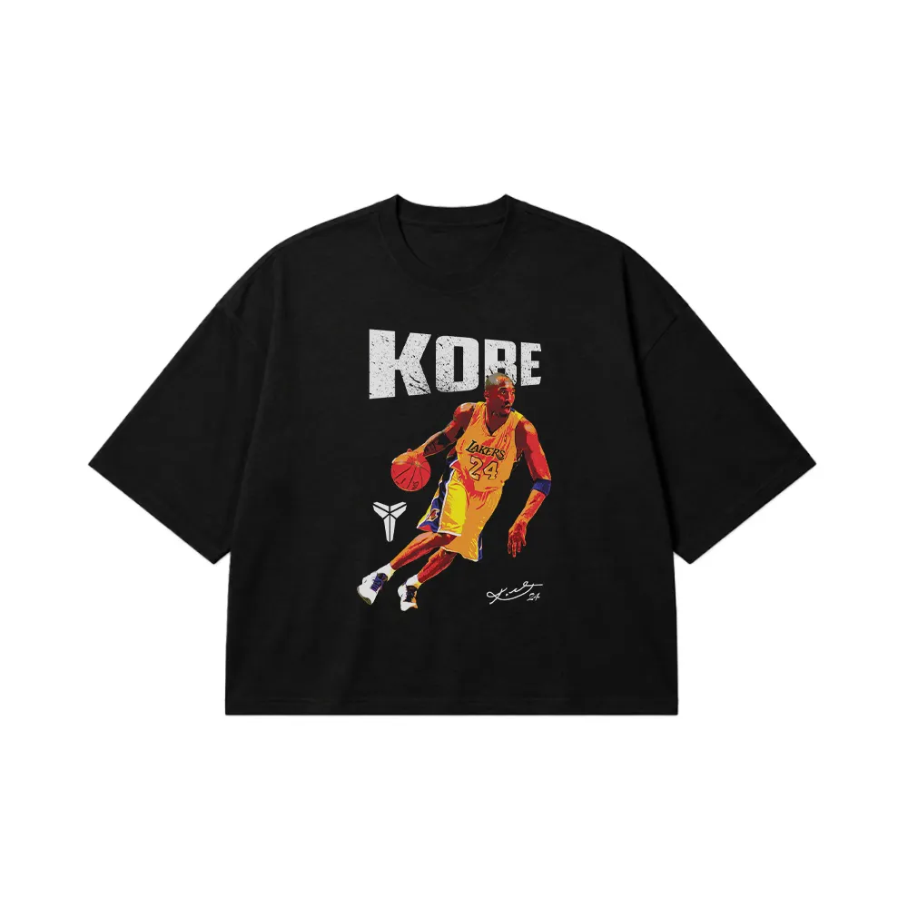 تیشرت باکسی کوبی برایانت طرح لیکرز شماره 24 (Kobe Bryant) کد 3144