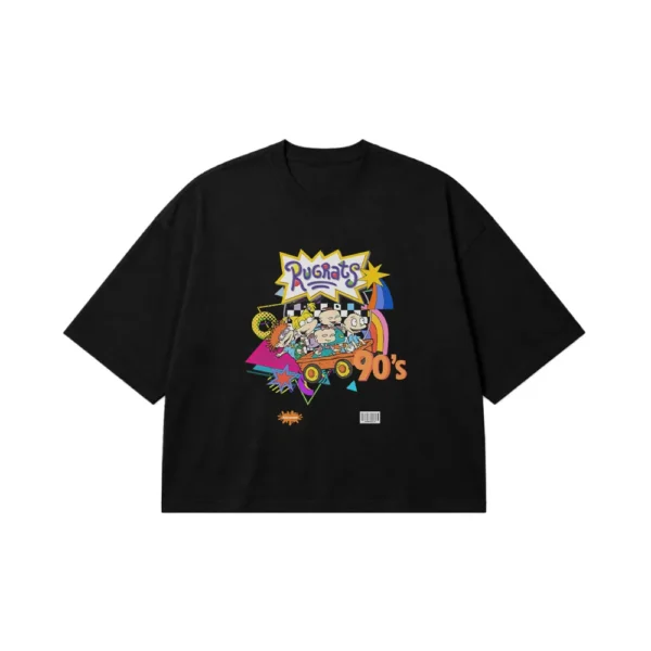 تیشرت باکسی راگرتس طرح 90s نوستالژیک (Rugrats) کد 3255