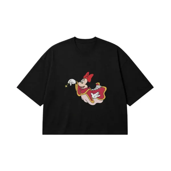 تیشرت باکسی دیزنی طرح مینی موس جادویی (Minnie Mouse) کد 3257
