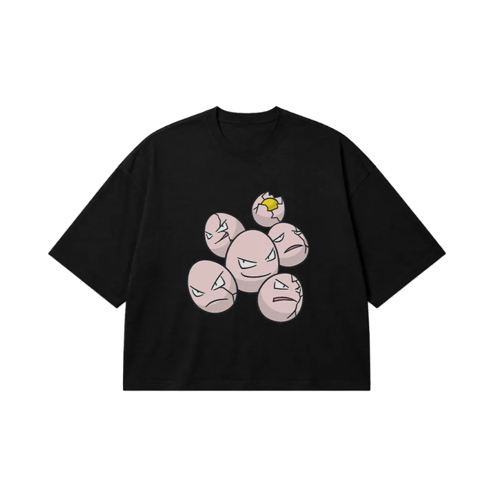 تیشرت باکسی پوکمون طرح اگزیگکیوت (Exeggcute) کد 3296