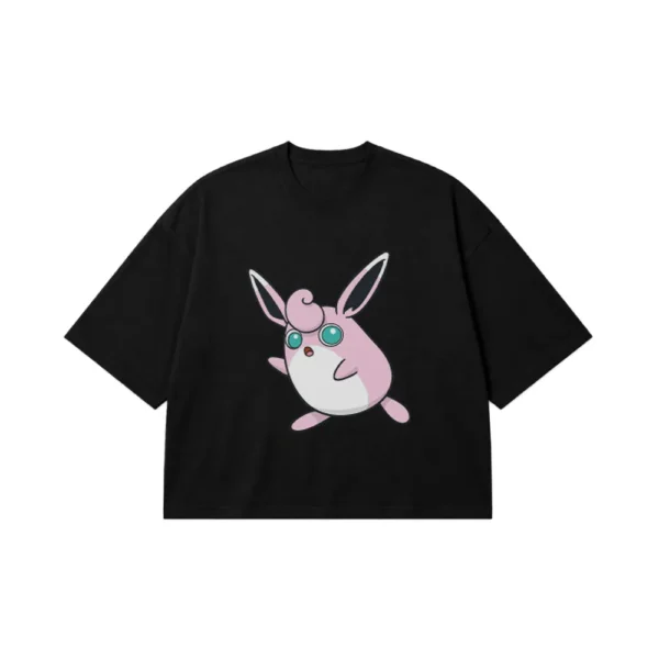 تیشرت باکسی پوکمون طرح ویگلی‌تاف (Wigglytuff) کد 3746