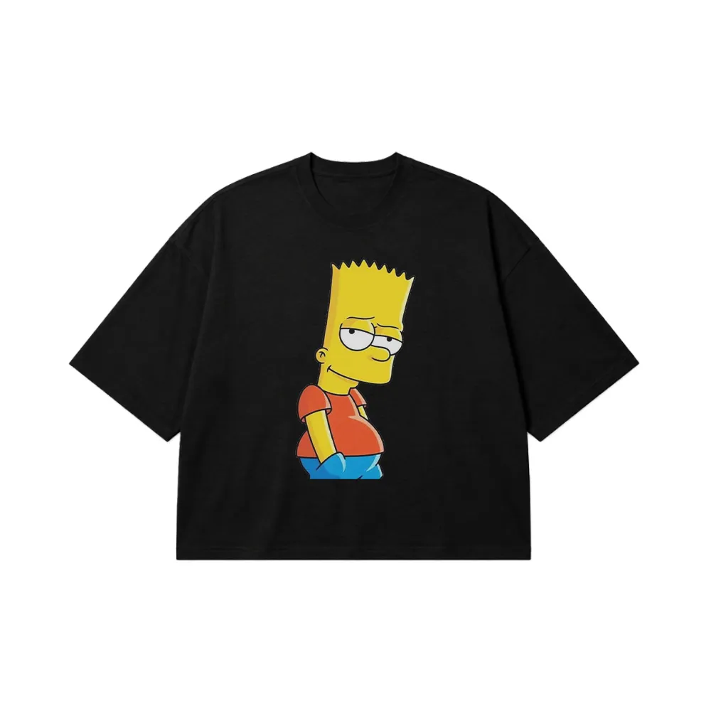 تیشرت باکسی سیمپسون‌ها طرح بارت کلاسیک (Bart Simpson) کد 3751