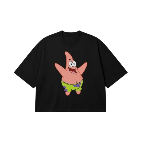 تیشرت باکسی باب اسفنجی طرح پاتریک (Patrick Star) کد 3779