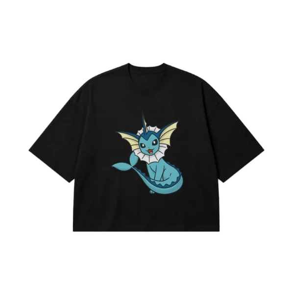 تیشرت باکسی پوکمون طرح وپورئون (Vaporeon) کد 3875