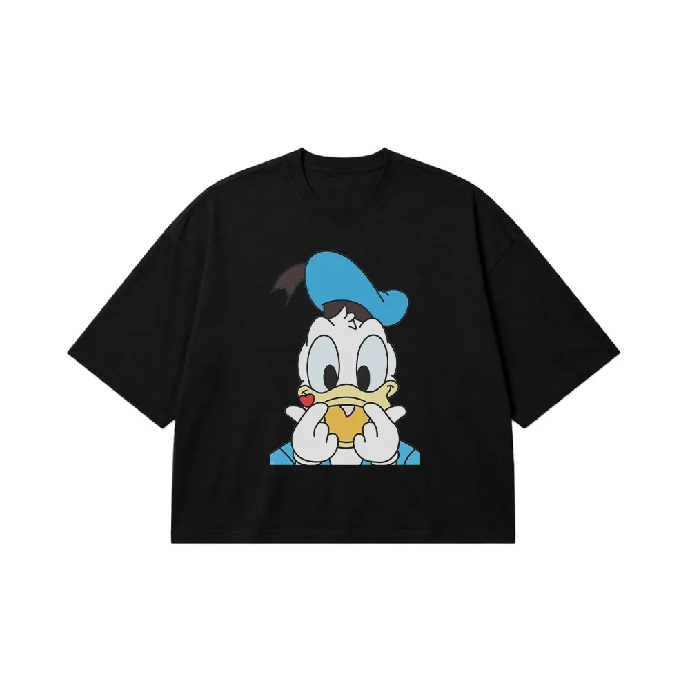 تیشرت باکسی دیزنی طرح دونالد داک بامزه (Donald Duck) کد 3896