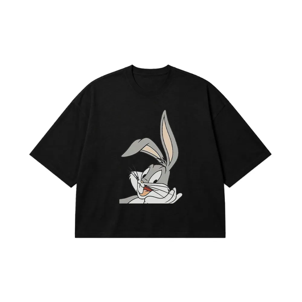 تیشرت باکسی باگز بانی طرح کارتونی (Bugs Bunny) کد 3921