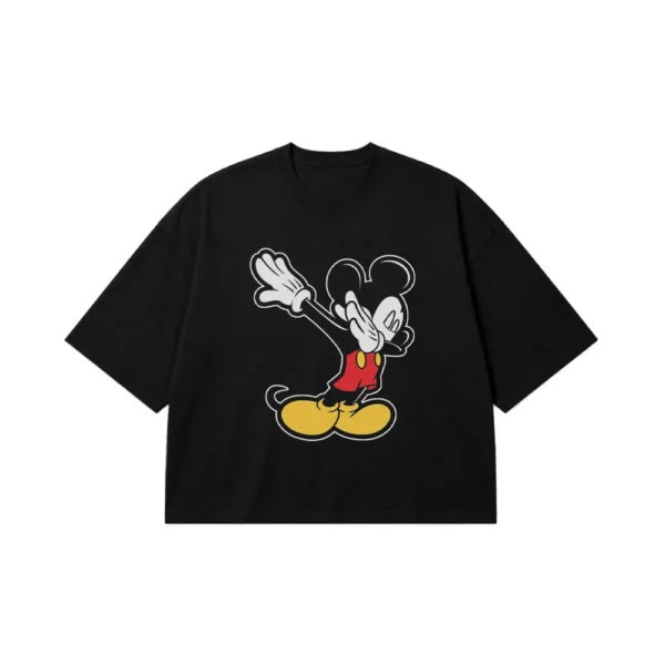 تیشرت باکسی دیزنی طرح میکی موس کارتونی (Mickey Mouse) کد 3952