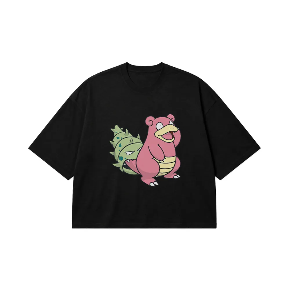 تیشرت باکسی پوکمون طرح اسلوبرو (Slowbro) کد 3955