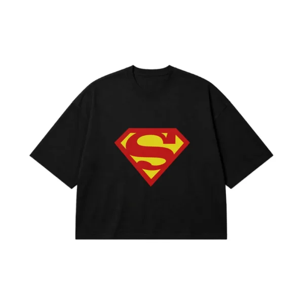 تیشرت باکسی دی‌سی طرح لوگوی سوپرمن (Superman) کد 4214
