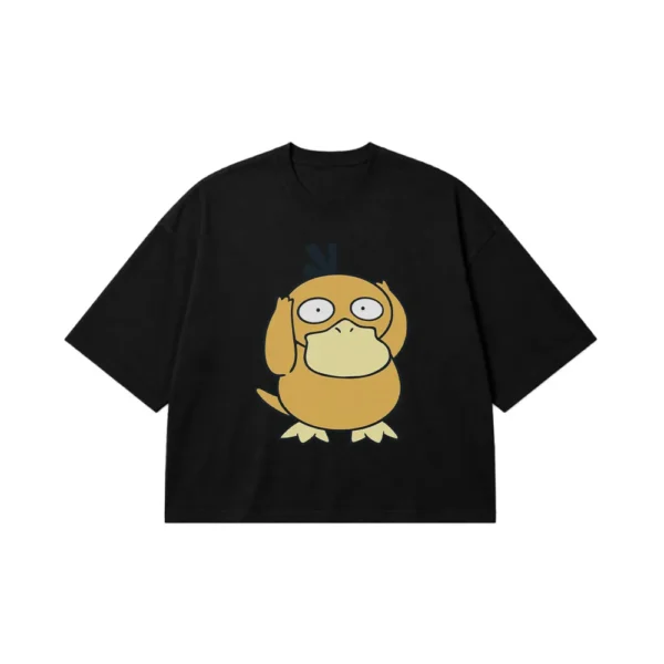 تیشرت باکسی پوکمون طرح سایداک (Psyduck) کد 4487