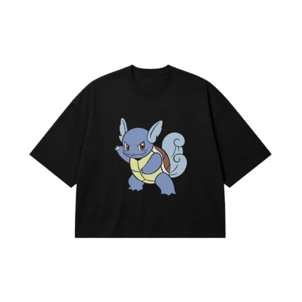 تیشرت باکسی پوکمون طرح وارتورتل (Wartortle) کد 4535