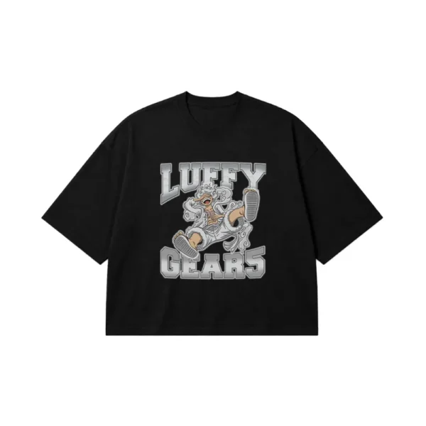تیشرت باکسی انیمه وان پیس طرح Luffy Gears (Luffy) کد 4996