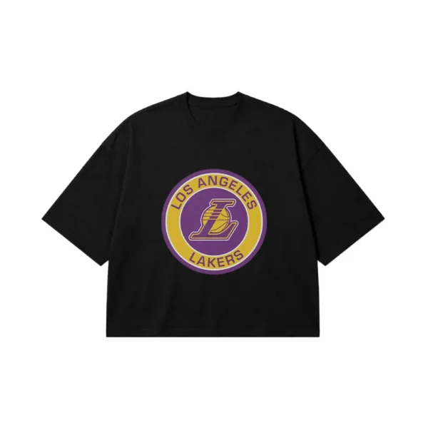 تیشرت باکسی لس‌آنجلس لیکرز طرح نشان (LA Lakers) کد 5030