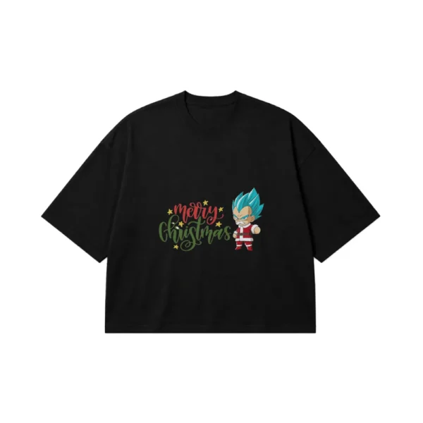 تیشرت باکسی کریسمس طرح وجیتا (Christmas Vegeta) کد 5140