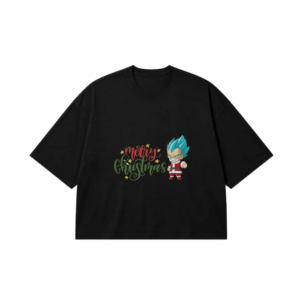 تیشرت باکسی کریسمس طرح وجیتا (Christmas Vegeta) کد 5140