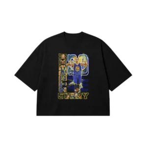 تیشرت باکسی استفن کری طرح گلدن استیت (Stephen Curry) کد 5279