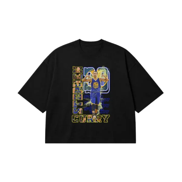 تیشرت باکسی استفن کری طرح گلدن استیت (Stephen Curry) کد 5279