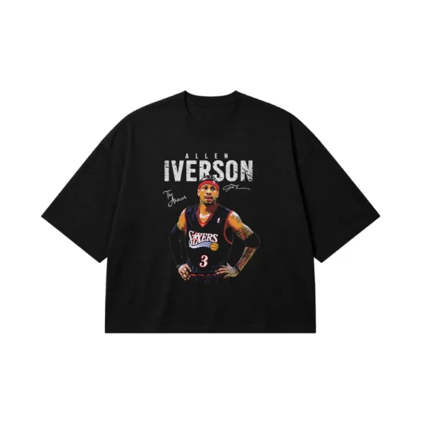 تیشرت باکسی آلن آیورسون طرح ۷۶ers (Allen Iverson) کد 5321