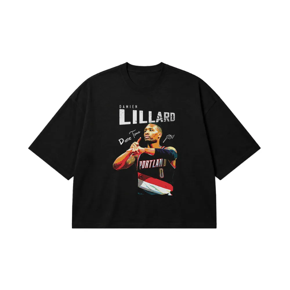 تیشرت باکسی دیمیان لیلارد طرح پورتلند (Damien Lillard) کد 5420