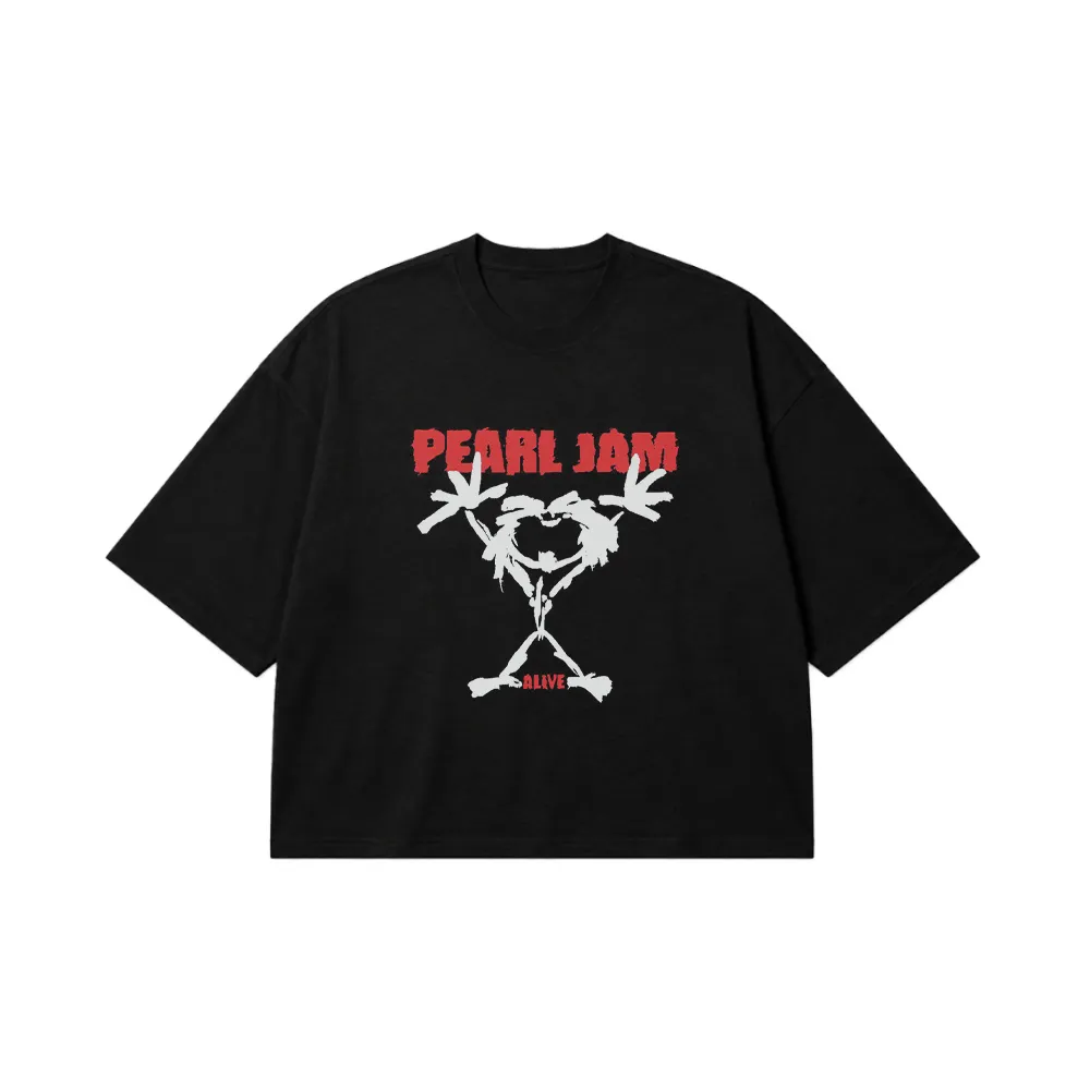 تیشرت باکسی پرل جم طرح Alive (Pearl Jam) کد 5836