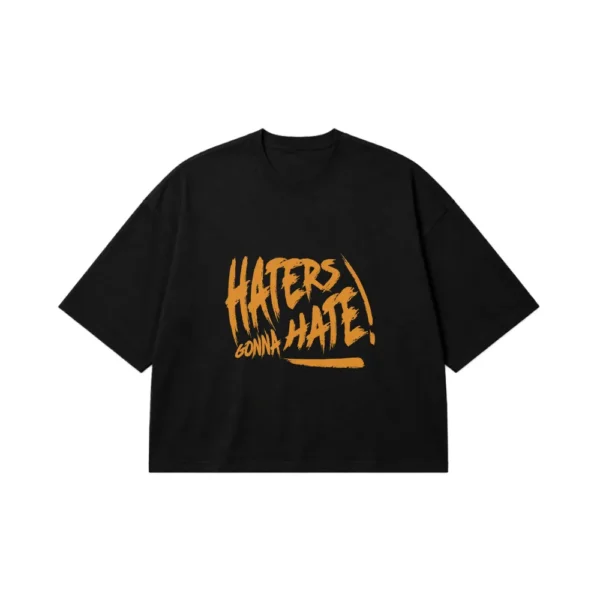 تیشرت باکسی نوشته Haters Gonna Hate کد 638