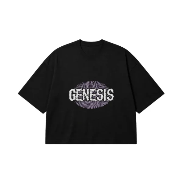 تیشرت باکسی تایپوگرافی Genesis کد 641