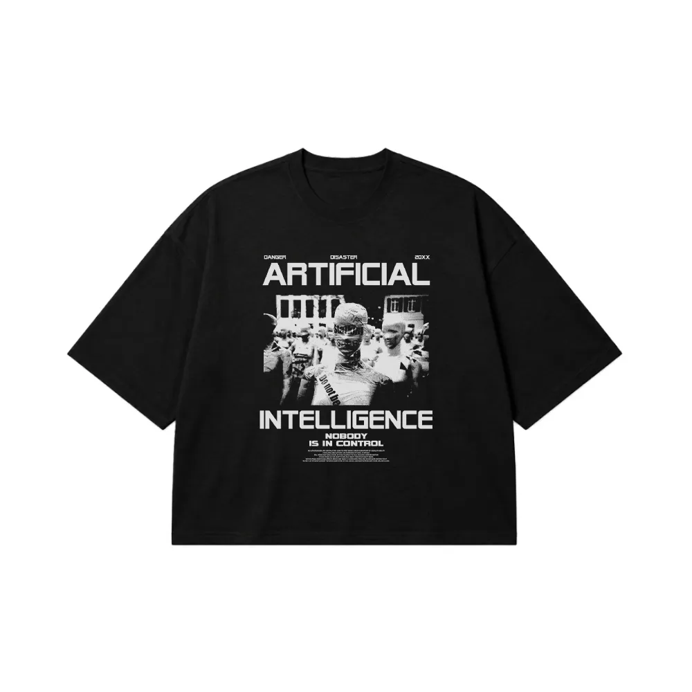 تیشرت باکسی هوش مصنوعی طرح Artificial Intelligence کد 646