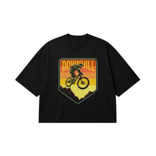 تیشرت باکسی طرح دوچرخه سواری کوهستان (Downhill Mountain Bike) کد 6880