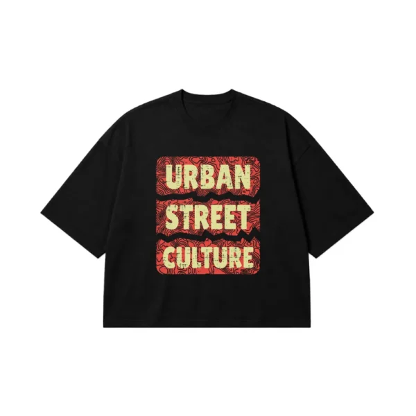 تیشرت باکسی طرح Urban Street Culture کد 7119