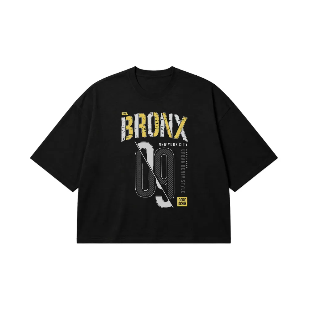 تیشرت باکسی طرح برانکس نیویورک (The Bronx) کد 7210