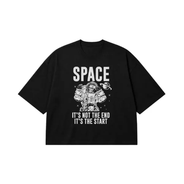 تیشرت باکسی فضانورد Space It’s Not The End کد 7413