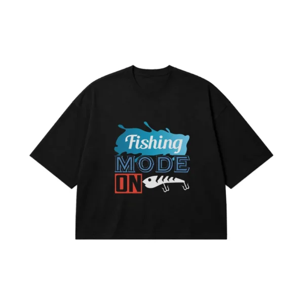 تیشرت باکسی Fishing Mode On کد 7619