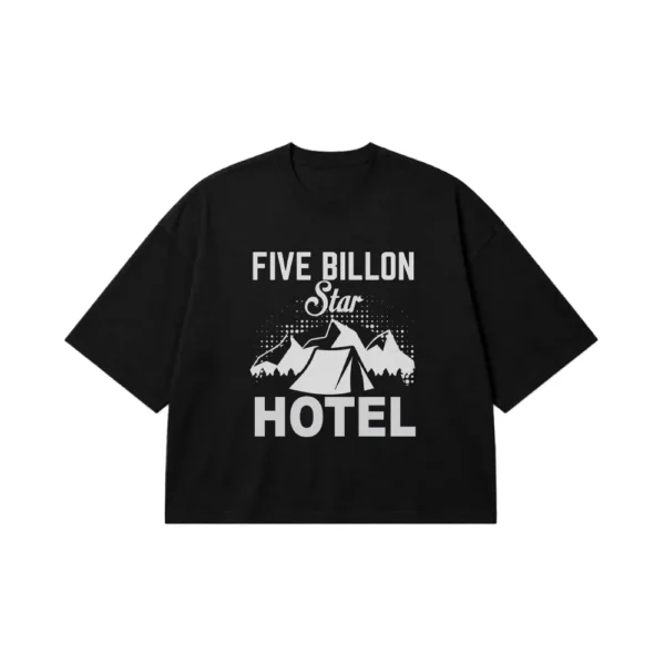 تیشرت باکسی چادر Five Billion Star Hotel کد 7622