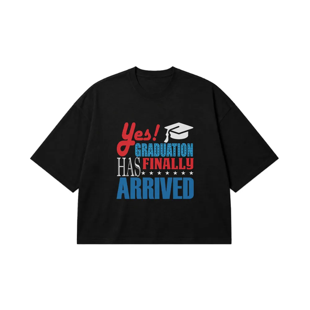 تیشرت باکسی Graduation Has Finally Arrived کد 7632