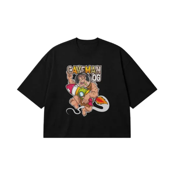 تیشرت باکسی غارنشین طرح Caveman OG کد 7815