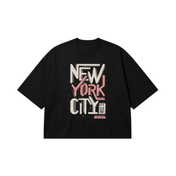 تیشرت باکسی استریت‌ویر طرح New York City کد 8067