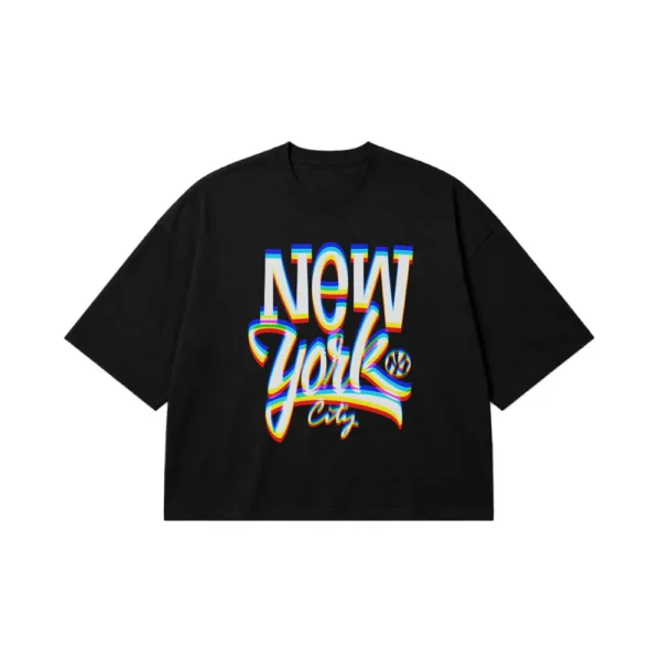 تیشرت باکسی طرح نیویورک سیتی (New York City) کد 8134