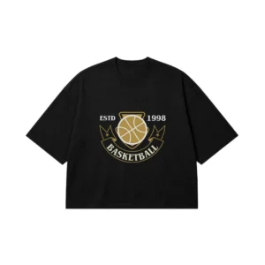 تیشرت باکسی بسکتبال طرح Basketball Club 1998 کد 8517