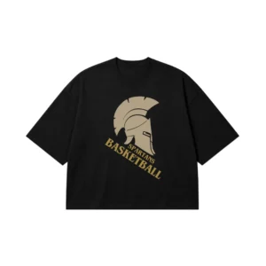 تیشرت باکسی بسکتبال طرح Spartans Basketball کد 8518