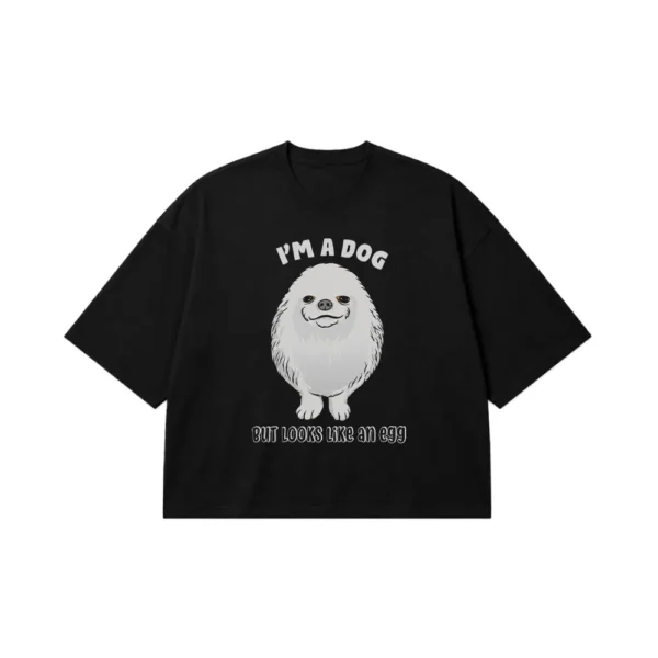 تیشرت باکسی سگ طرح I’m A Dog کد 8978