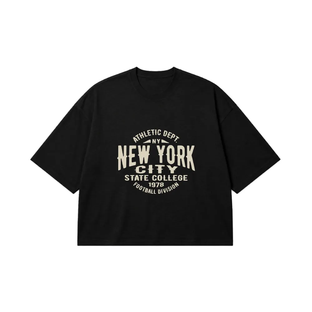 تیشرت باکسی فوتبال آمریکایی طرح Athletic Dept New York کد 9395