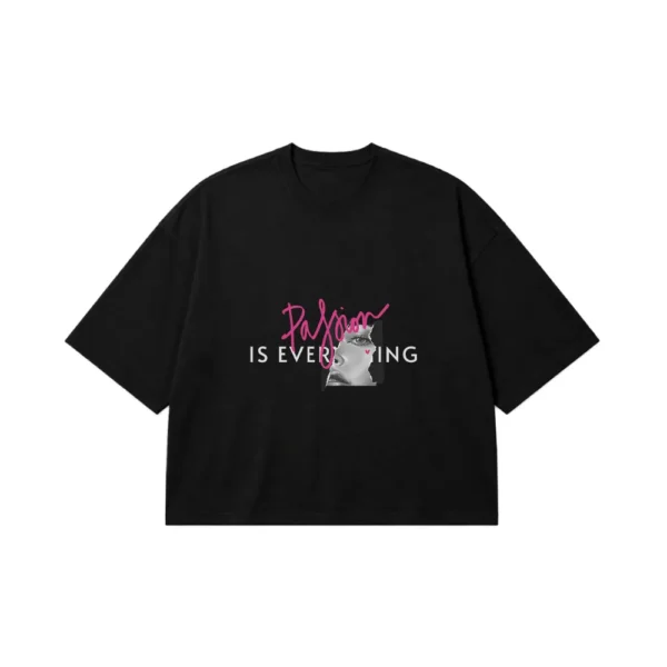 تیشرت باکسی تندیس و نوشته Passion Is Everything کد 9970