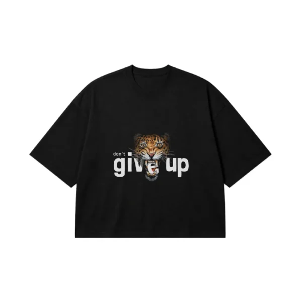 تیشرت باکسی انگیزشی طرح Don’t Give Up کد 9997