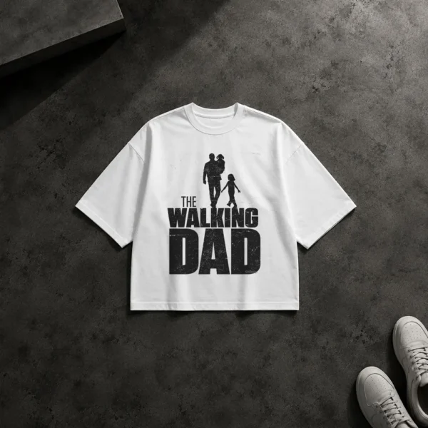 تیشرت باکسی پدر طرح The Walking Dad کد po1096