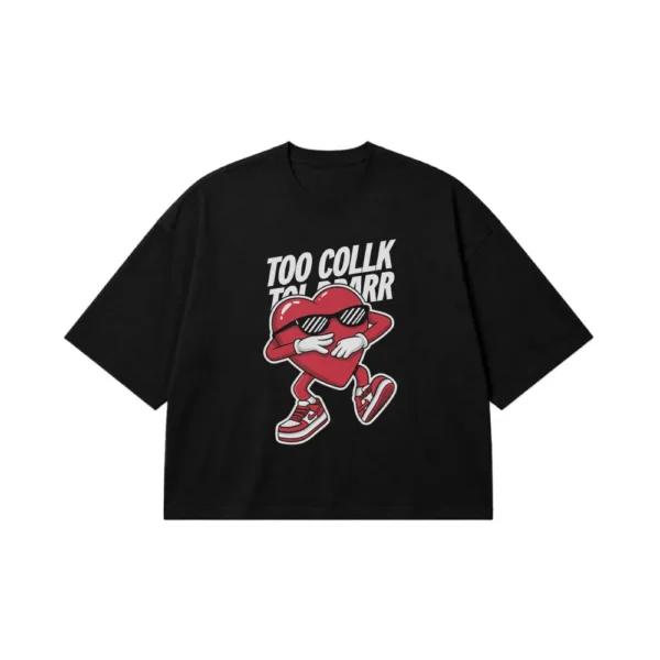 تیشرت باکسی طنز طرح فلفل Too Cool to Worry کد po1214
