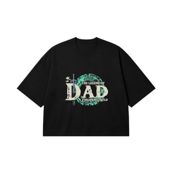 تیشرت باکسی پدر طرح The Legendary Dad کد po1235