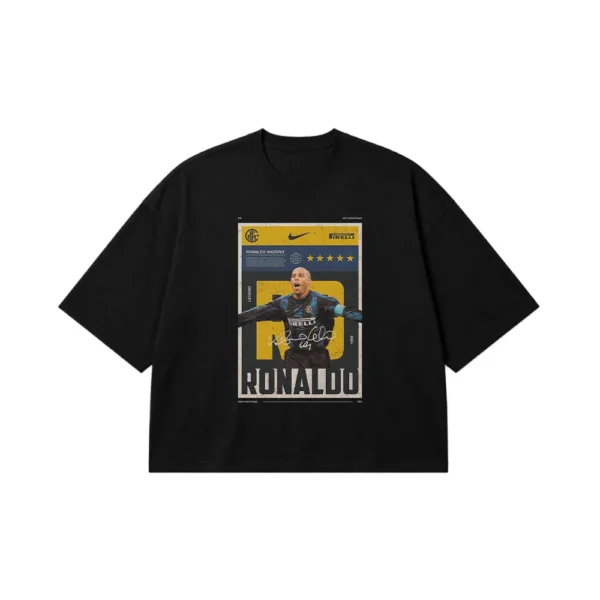 تیشرت باکسی فوتبالی رونالدو نازاریو طرح پوستر (Ronaldo)