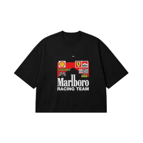 تیشرت باکسی فراری طرح مارلبرو ریسینگ (Marlboro Racing) کد po136